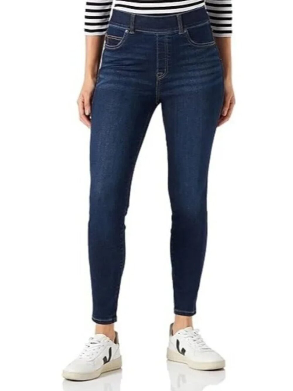 SPANX High Rise Skinny Jeans in Dark Wash – Size M